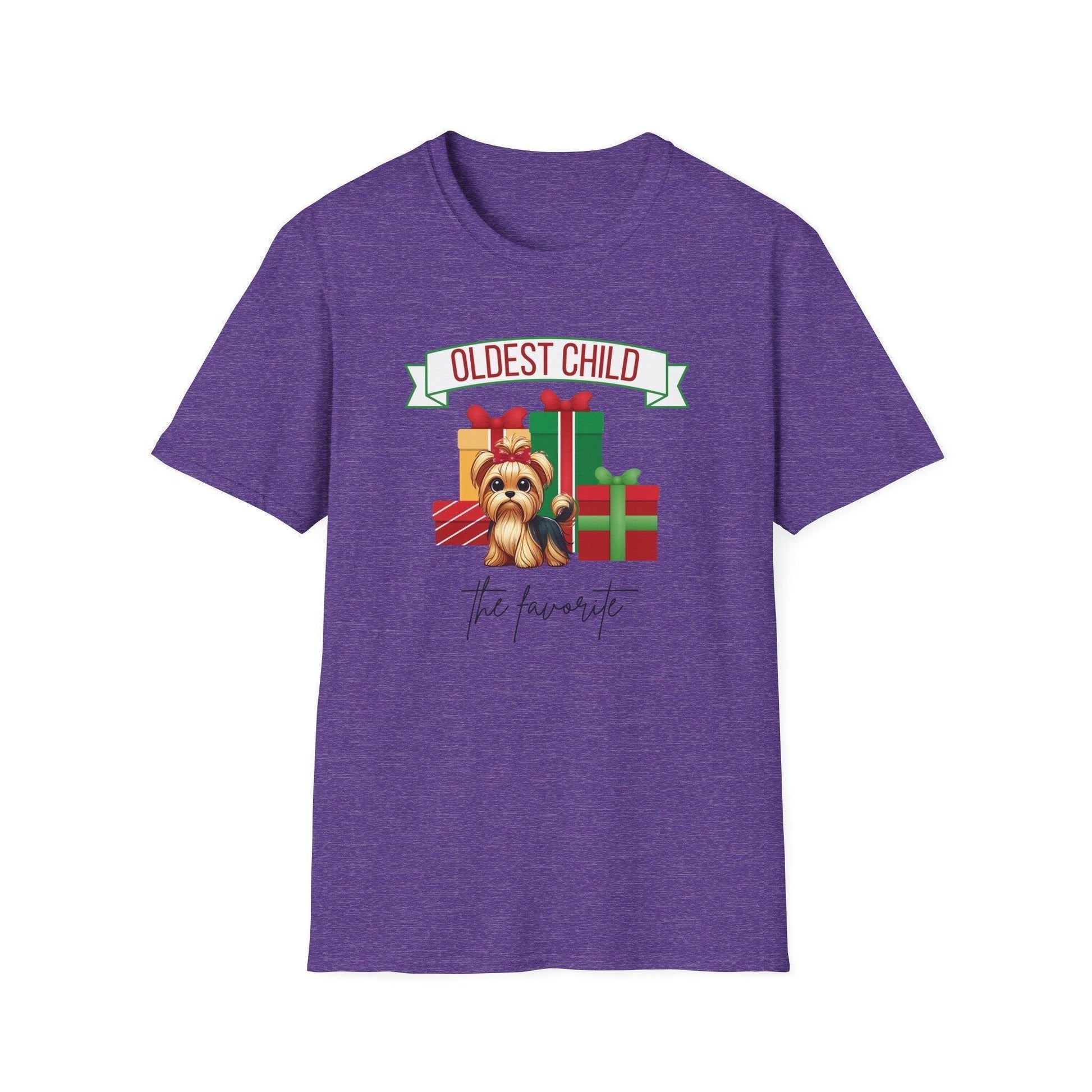 The Oldest Child, The Favorite 🎁🐶 Yorkie - Unisex Tee! 🎁👑 - Whippie's