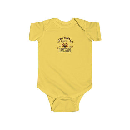 Thanksgiving Family & Friend Crew - Infant Fine Jersey Bodysuit - Whippie's