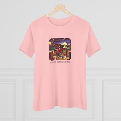 🎅🍿 'Tis the Season to Binge All the Classics! 🎄🎁 - Women's Softstyle Tee - Whippie's