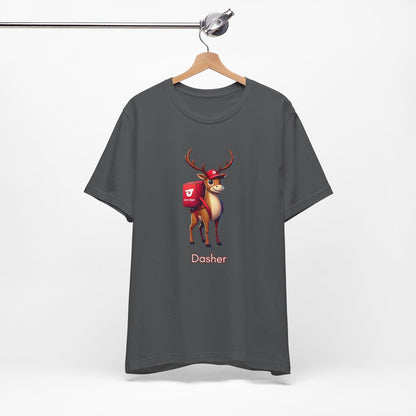 🎅 Dasher's Side Hustle 🍕 Unisex Tee ✨ Dasher's delivering more than holiday cheer! - Whippie's