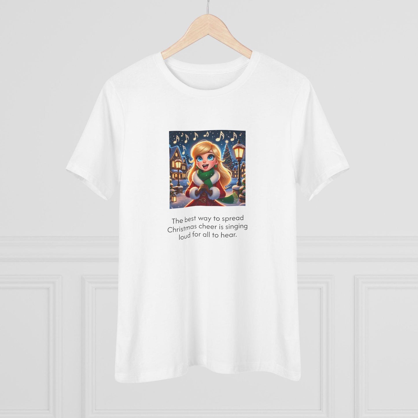 Caroler - Christmas Cheer - LBH Girl - Women's Softstyle Tee - Whippie's