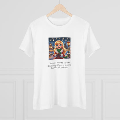 Caroler - Christmas Cheer - LBH Girl - Women's Softstyle Tee - Whippie's