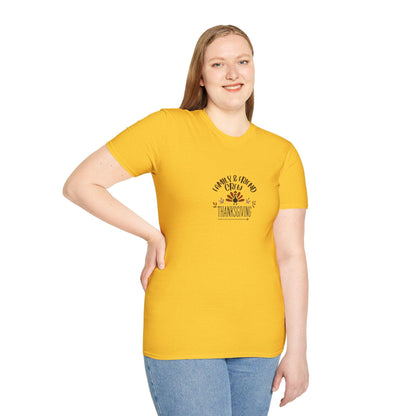 Thanksgiving Family & Friends Crew - Gobble 'Til You Wobble with Your Favorite Crew! 🦃🍁 Unisex T-Shirt - Whippie's