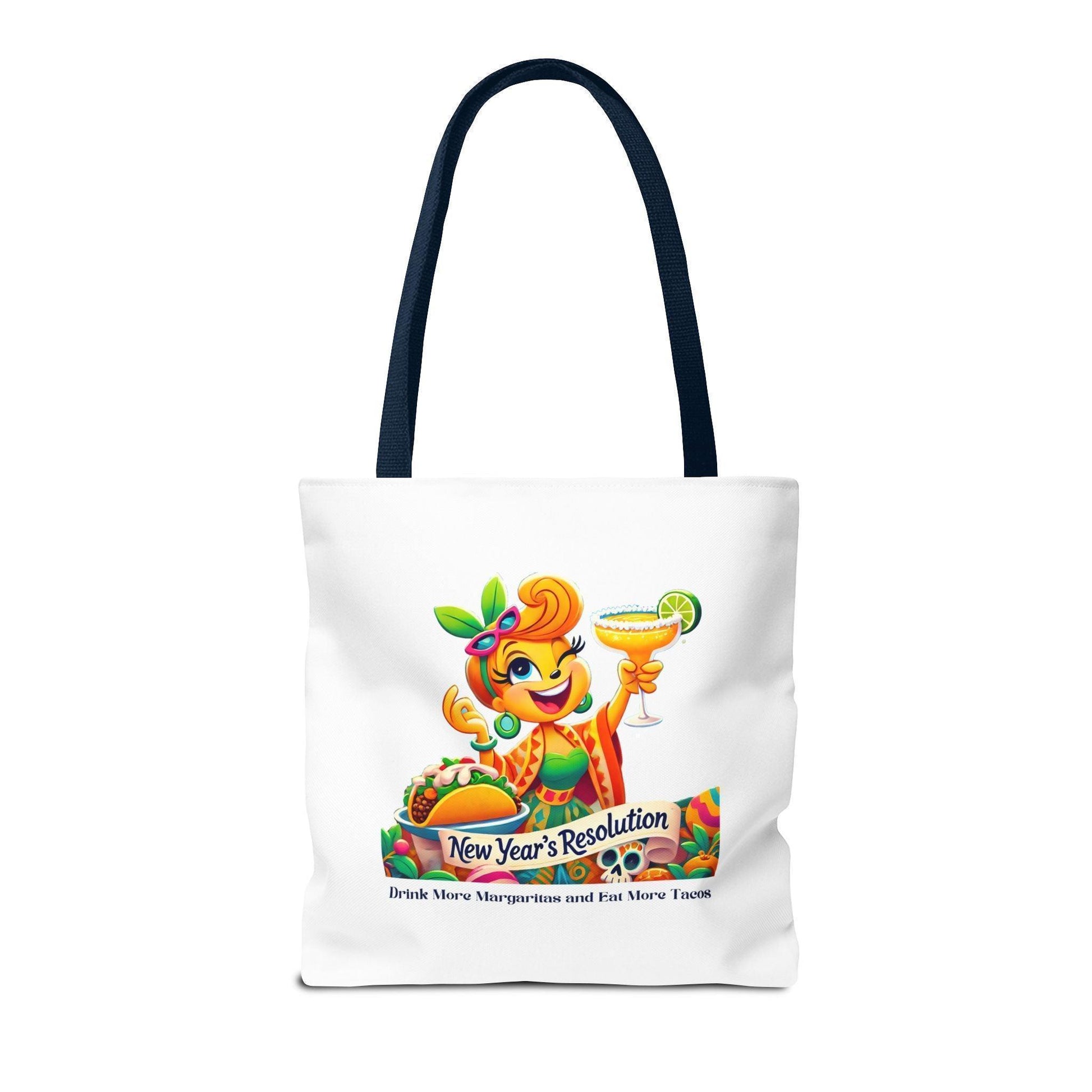 New Year's Resolution Tote Bag - Sip, Savor, Repeat 🍹🌮 - Whippie's