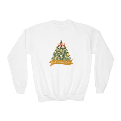 🎄 Oh Christmas Tree ✨ Youth Crewneck Sweatshirt 🎁 - Whippie's