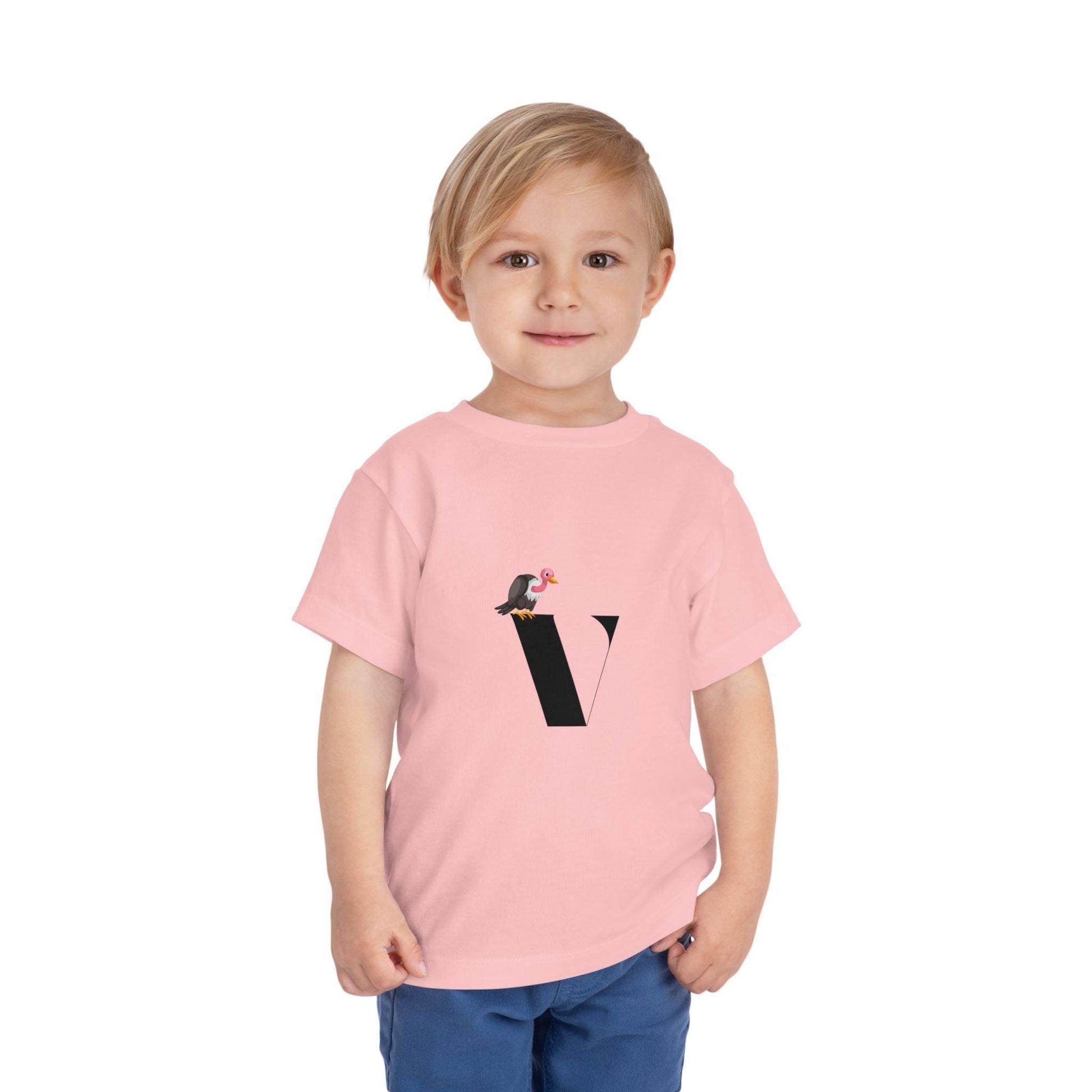 Alphabet Adventures: Letter V - Vulture Toddler T-shirt - Whippie's