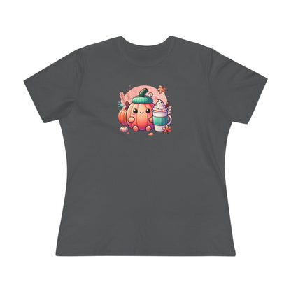 Cute Pumpkin - Pumpkin Spice Latte - Women's Softstyle Tee - Whippie's