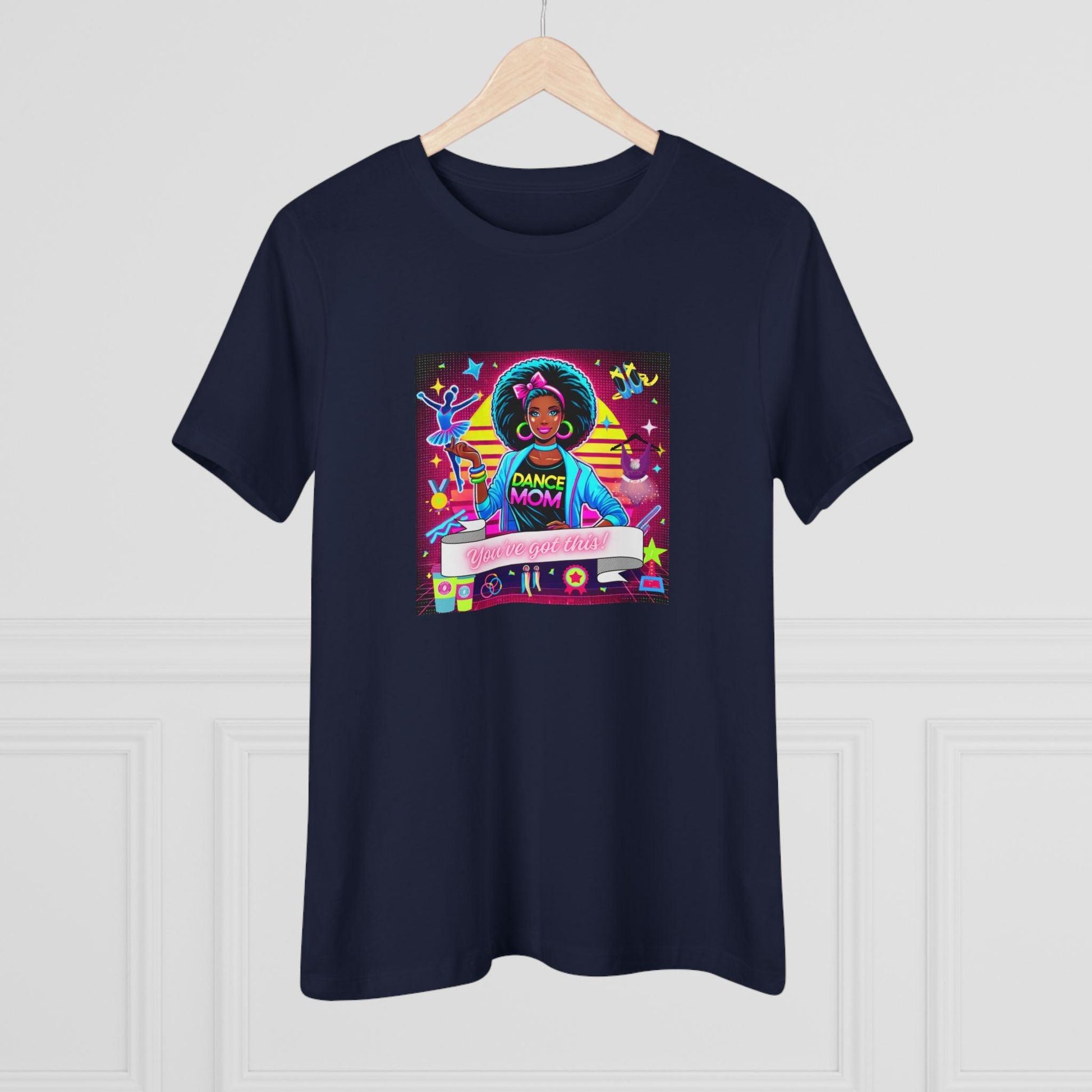 You've Got This! Dance Mom (Black Mom) - A Sparkling Performance ⭐️ Women's Softstyle Tee - Whippie's