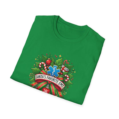 Santa's Favorite EMT Unisex Tee 🚑🎅 - Whippie's