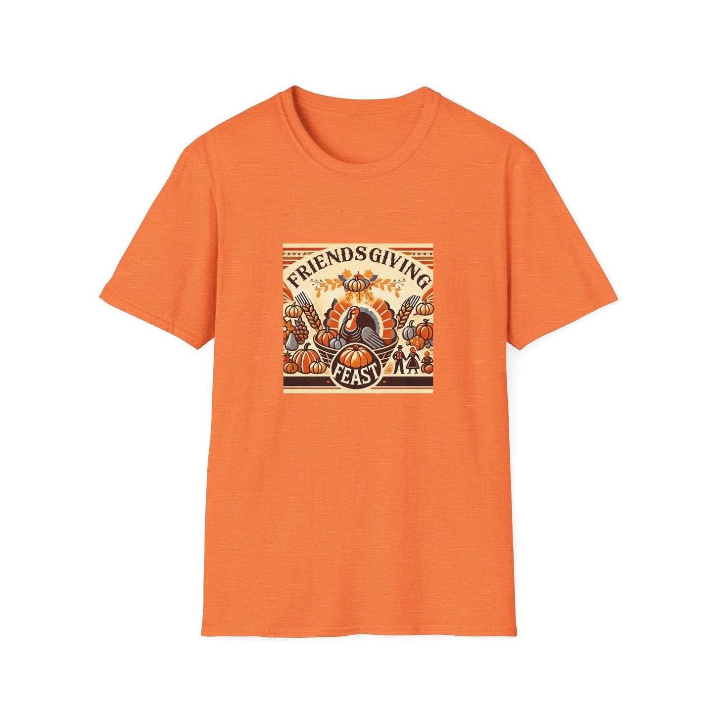 Friendsgiving Feast - A Harvest of Gratitude 🍂🦃 - Unisex T-Shirt - Whippie's