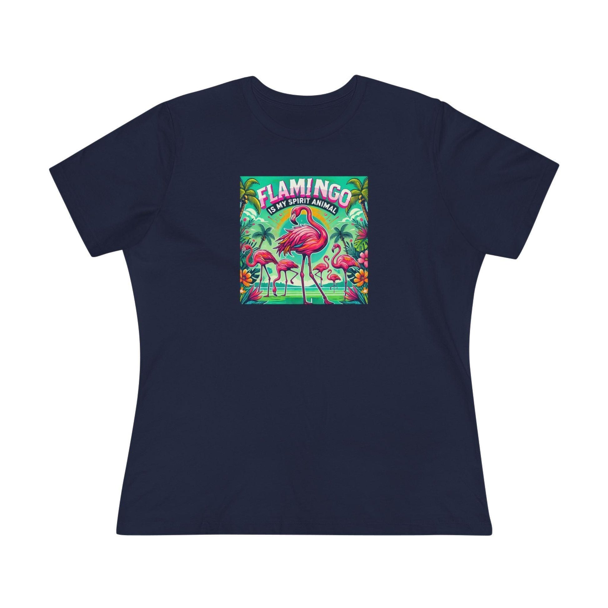 Flamingo is My Spirit Animal - Women's Softstyle Tee - Whippie's