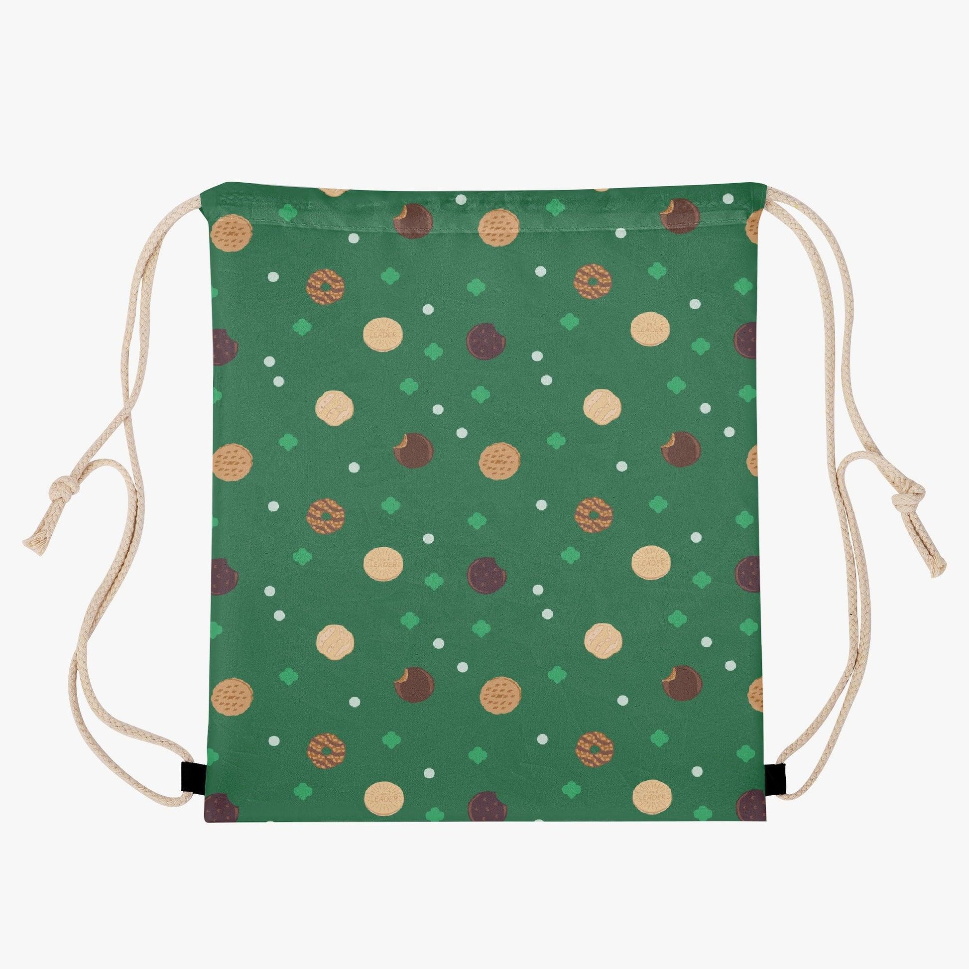 Girl Scout Cookie Drawstring Backpack - 🍪 Carry Your Cookies with Confidence and Style! 🍪 - Whippie's