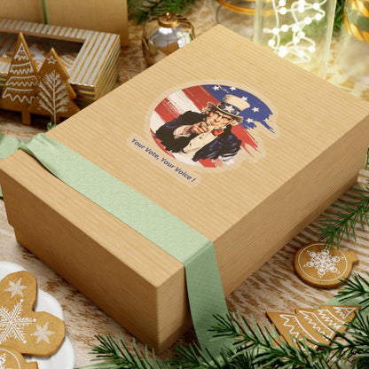 Your Vote, Your Voice! - Kiss-Cut Stickers - Whippie's