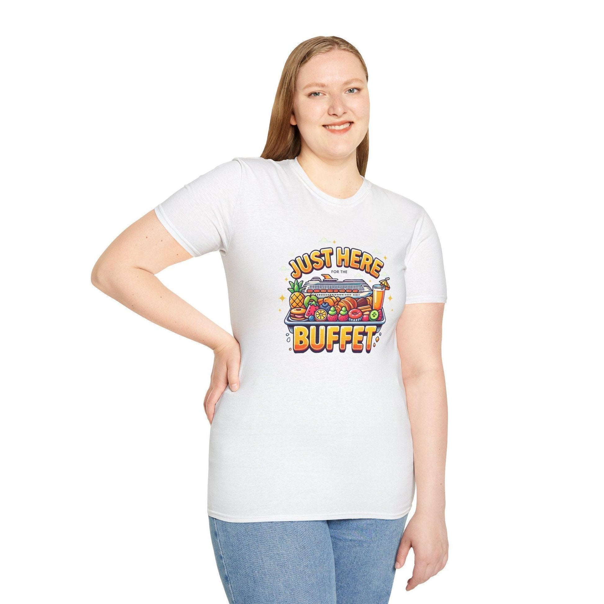 Just Here for the Buffet 🛳️🍽️ - Unisex Tee - Whippie's