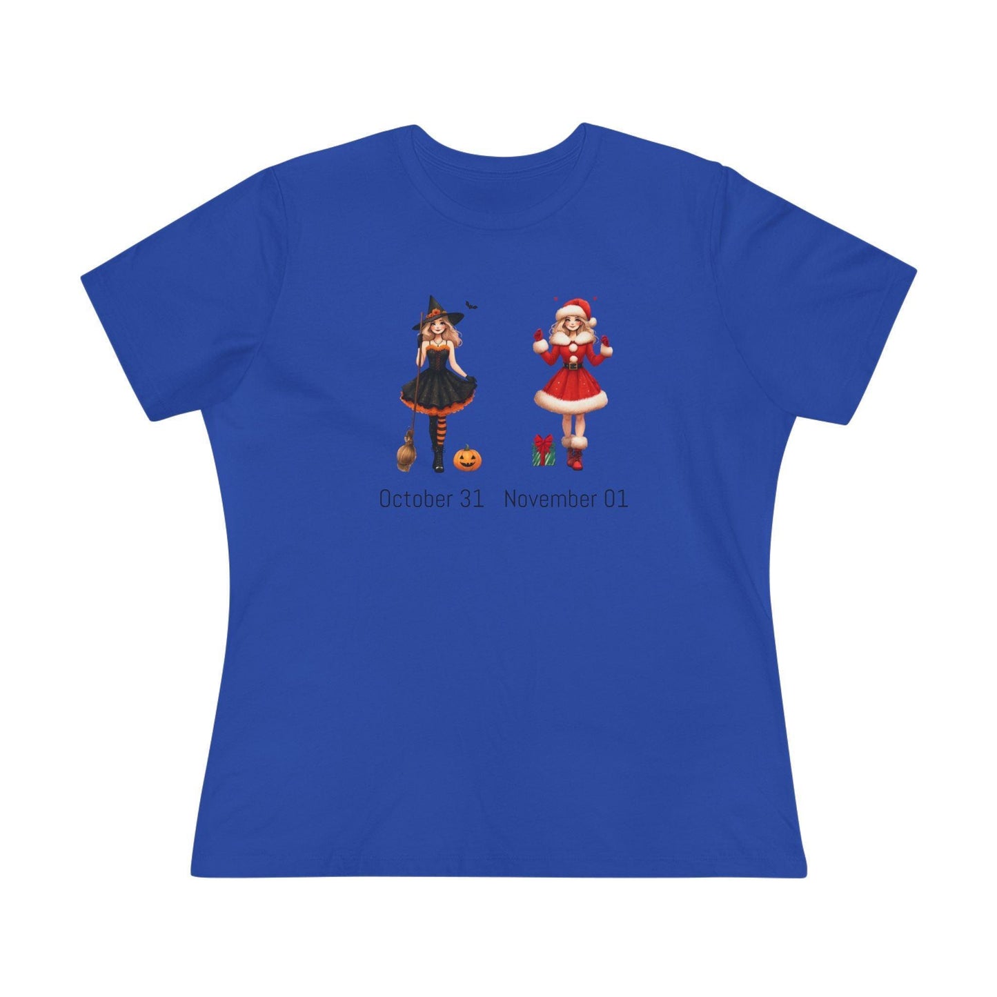From Halloween to Holidays Women's Softstyle Tee 🎄🎃 - Whippie's