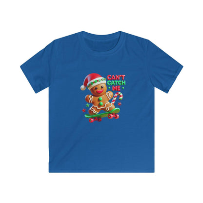Can't Catch Me! Kids' Tee Gingerbread Man on a Skateboard 🛹💨 - Whippie's