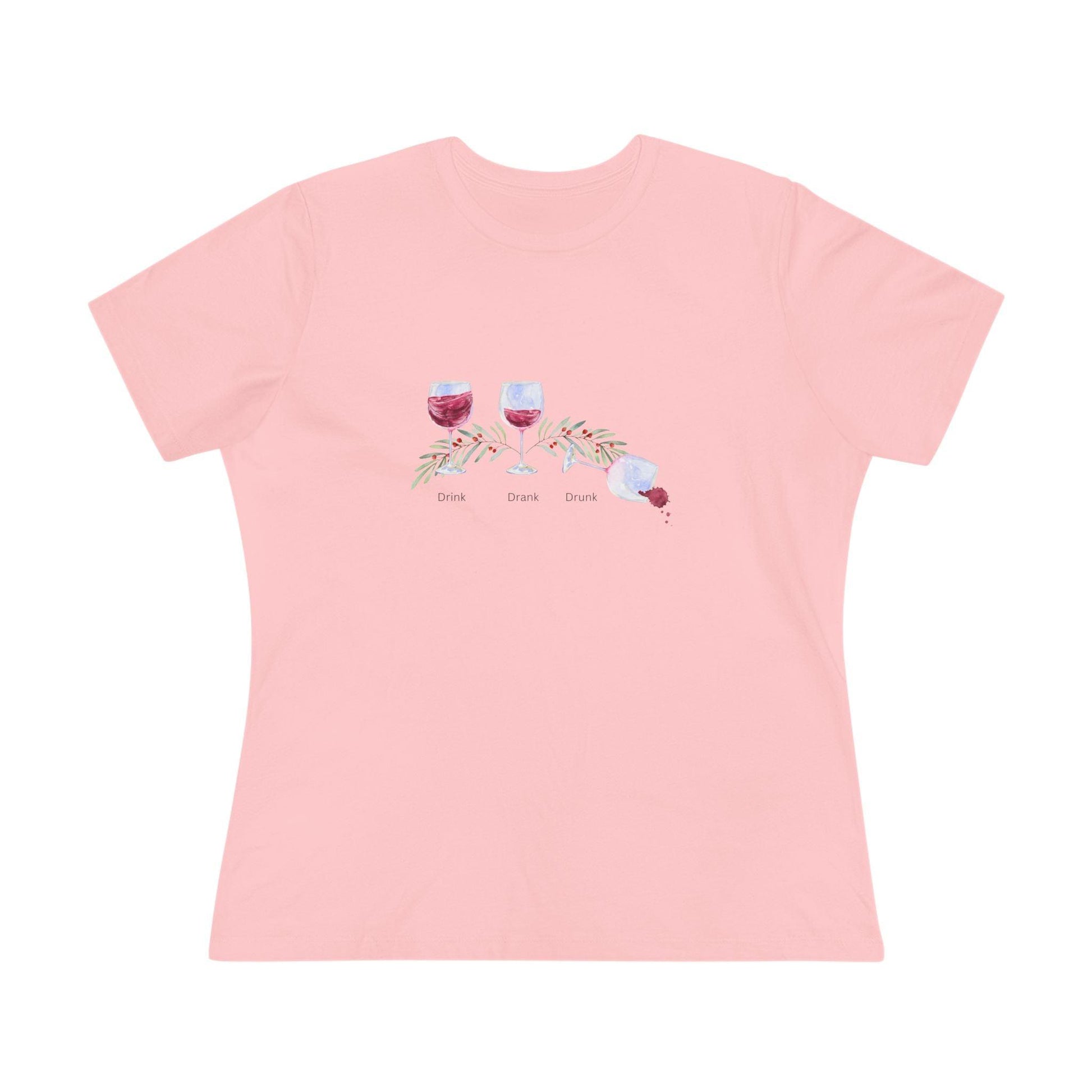 Drink, Drank, Drunk - Christmas Edition - 'Tis the Season to be Tipsy! 🍷🎄 - Women's Softstyle Tee - Whippie's