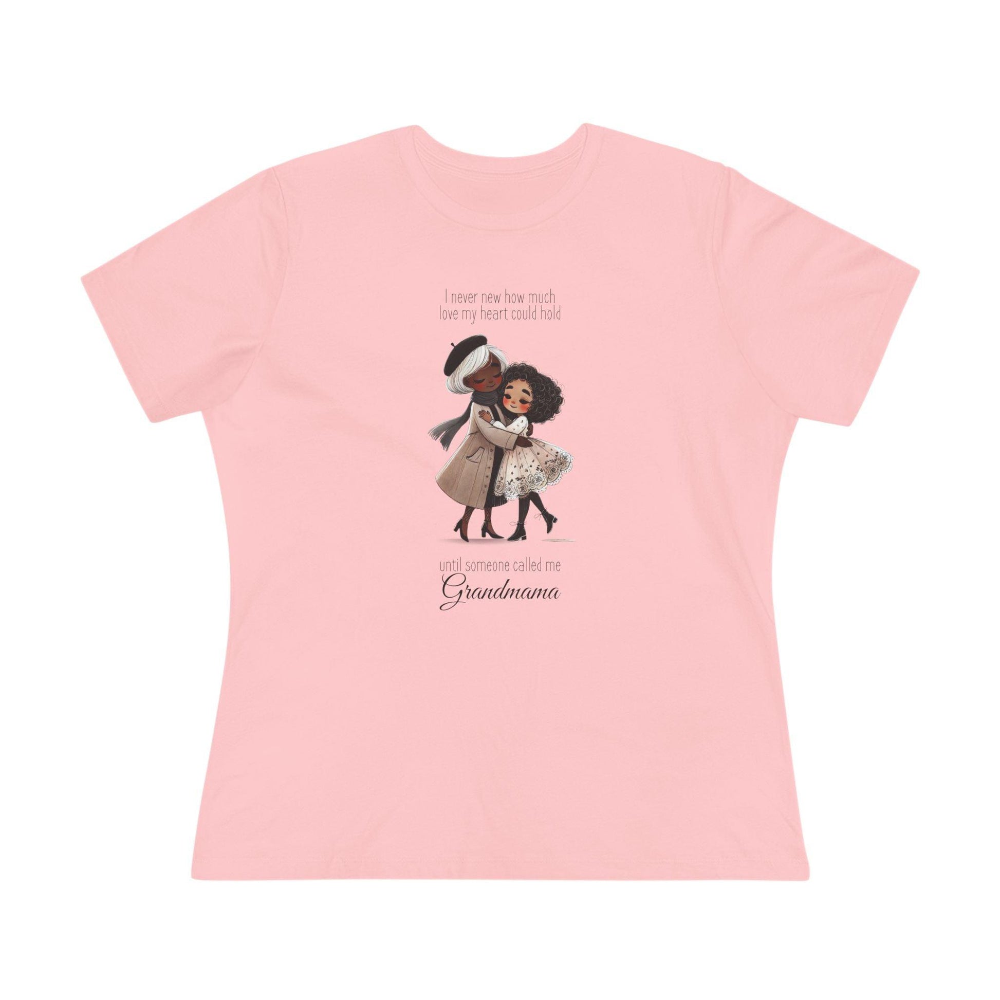 I Never Knew How Much Love My Heart Could Hold Until Someone Called Me Grandma Women's Tee (Black Family) - Personalizable - Whippie's