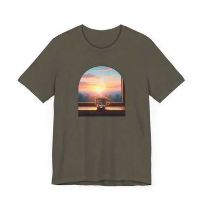 But First, Coffee - Unisex Jersey Tee - Whippie's