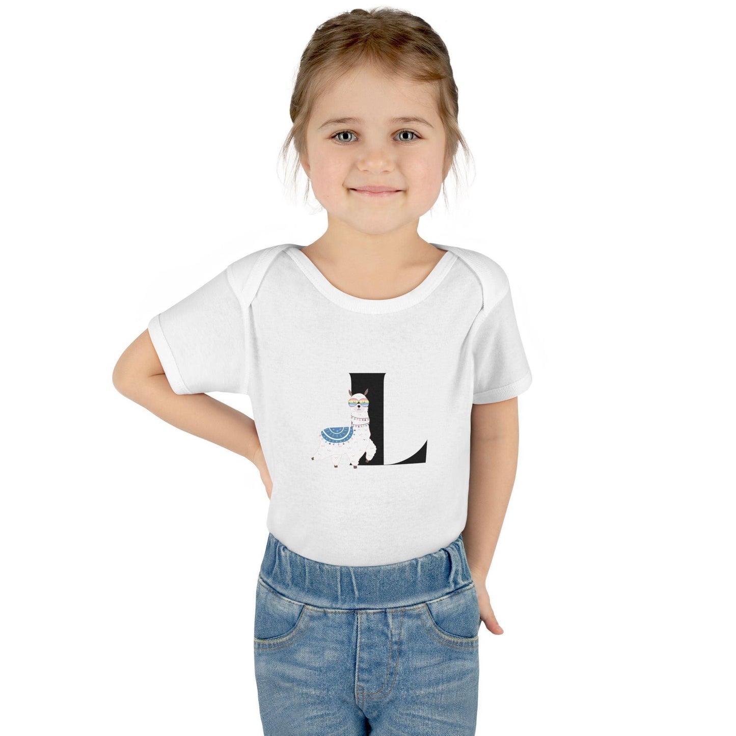 Alphabet Adventures: Letter L - Llama Baby Onesie L is for Llama Lovin' - Whippie's