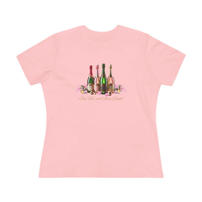 🍾💖 Pop, Fizz, and Shine Bright! ✨🥂 - Women's Softstyle Tee - Whippie's