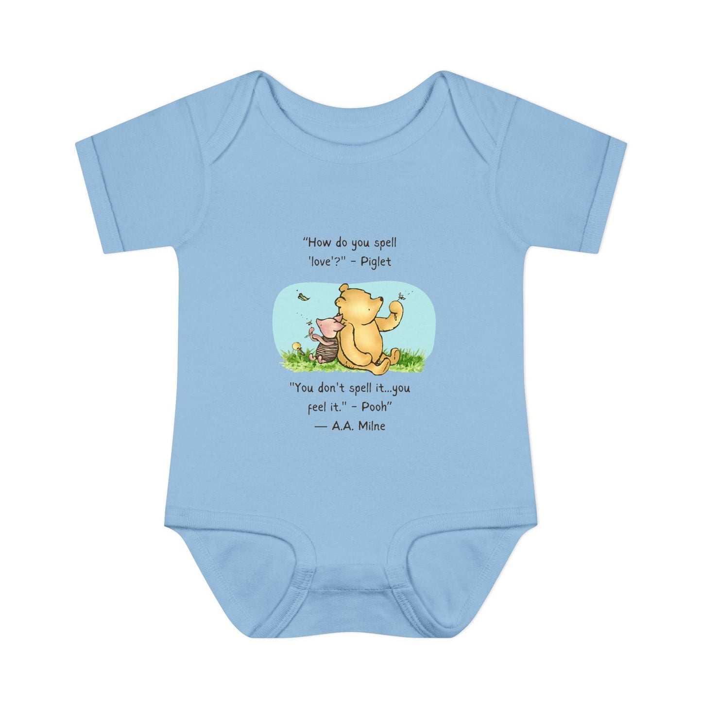 How Do You Spell Love? Baby Onesie - Feel the Love! 🍯❤️ - Whippie's