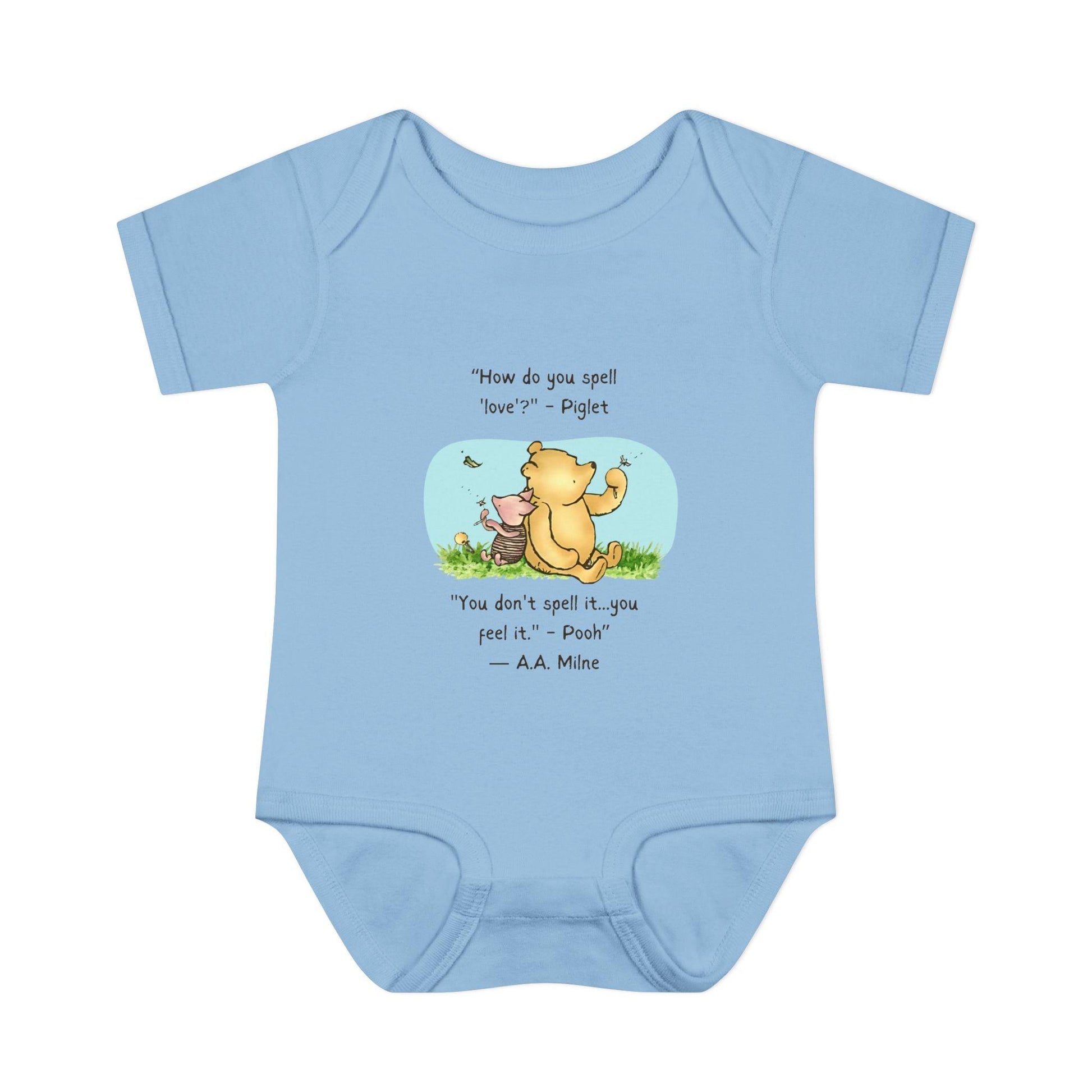How Do You Spell Love? Baby Onesie - Feel the Love! 🍯❤️ - Whippie's