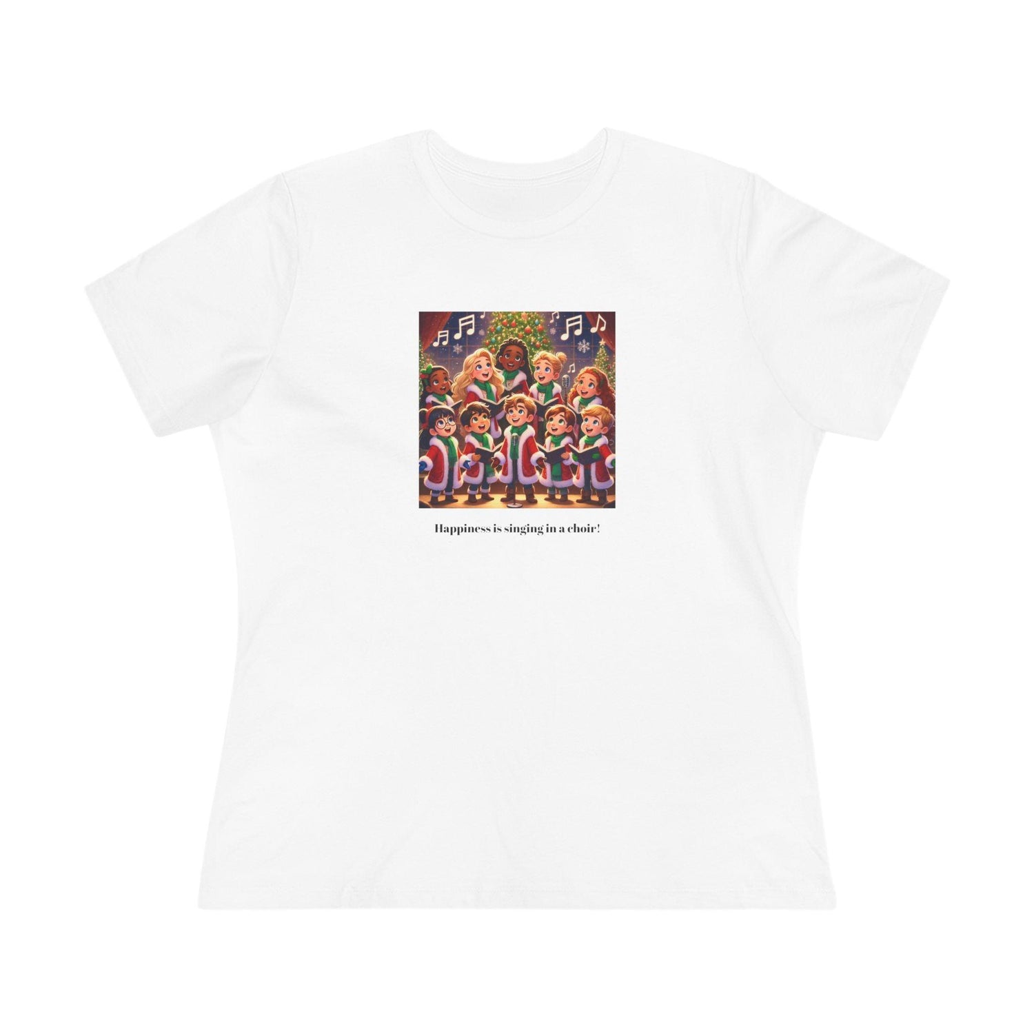 Happiness is Singing in a Choir - Women's Tee - Whippie's