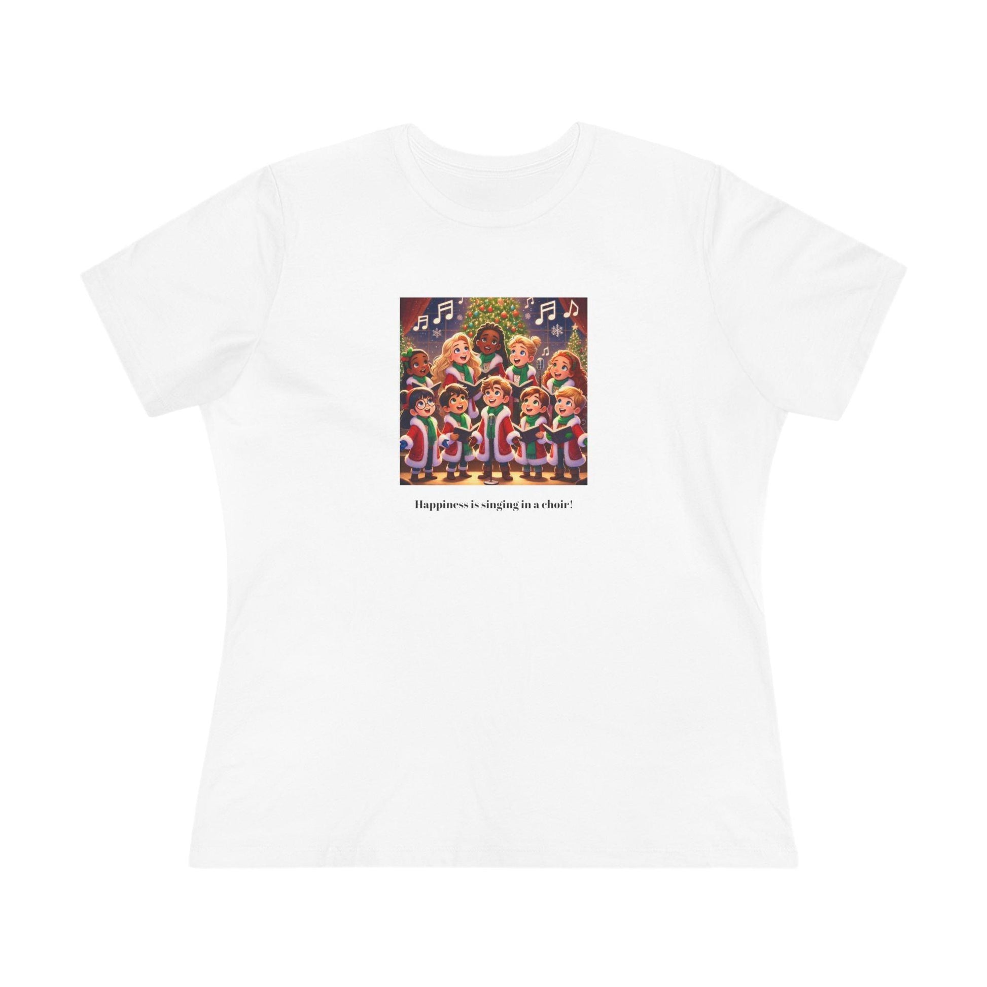 Happiness is Singing in a Choir - Women's Tee - Whippie's
