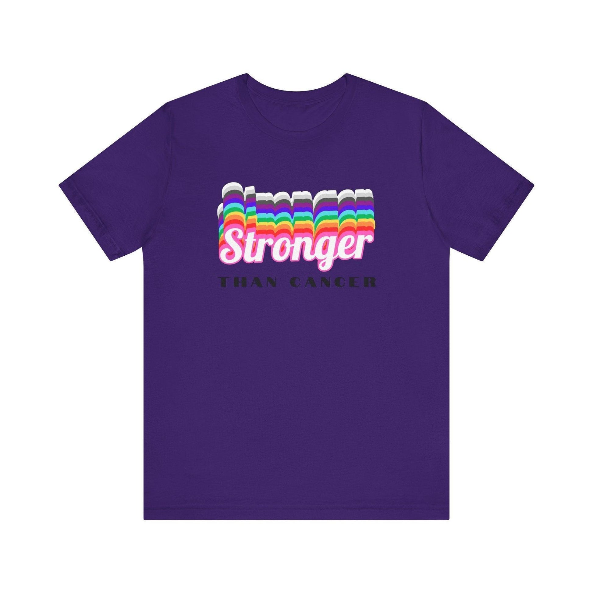 💪 Stronger Than Cancer 🎗️ Unisex Jersey Tee ✨ Show your support, wear your strength. - Whippie's