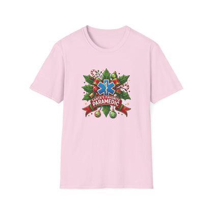 Santa's Favorite Paramedic Unisex Tee 🚑🎅 - Whippie's