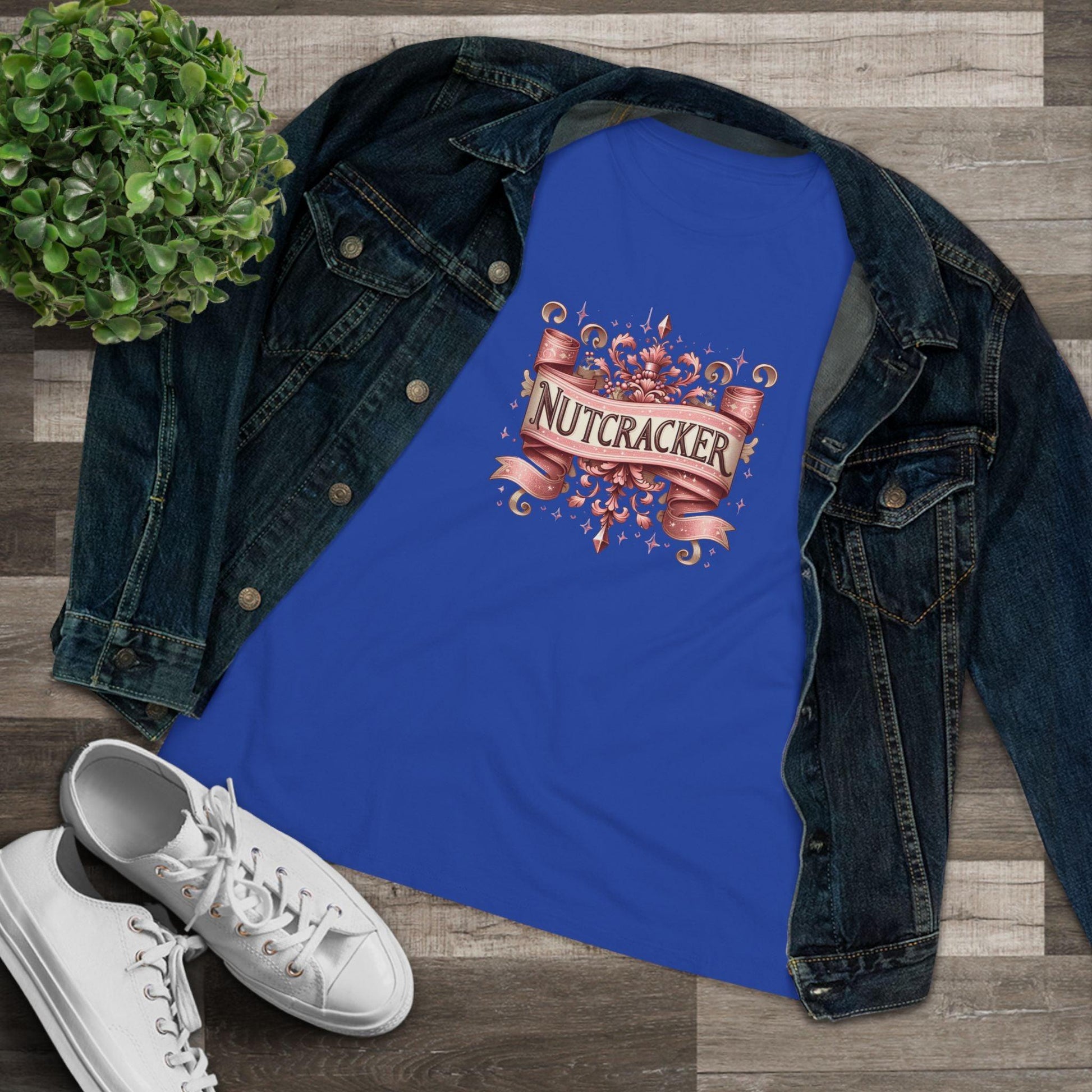 Nutcracker Crest - A Classic Christmas 🎄 - Women's Softstyle Tee - Whippie's