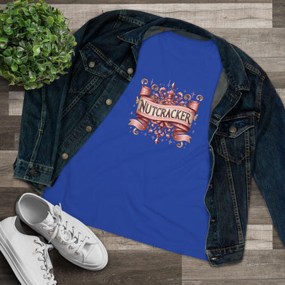 Nutcracker Crest - A Classic Christmas 🎄 - Women's Softstyle Tee - Whippie's
