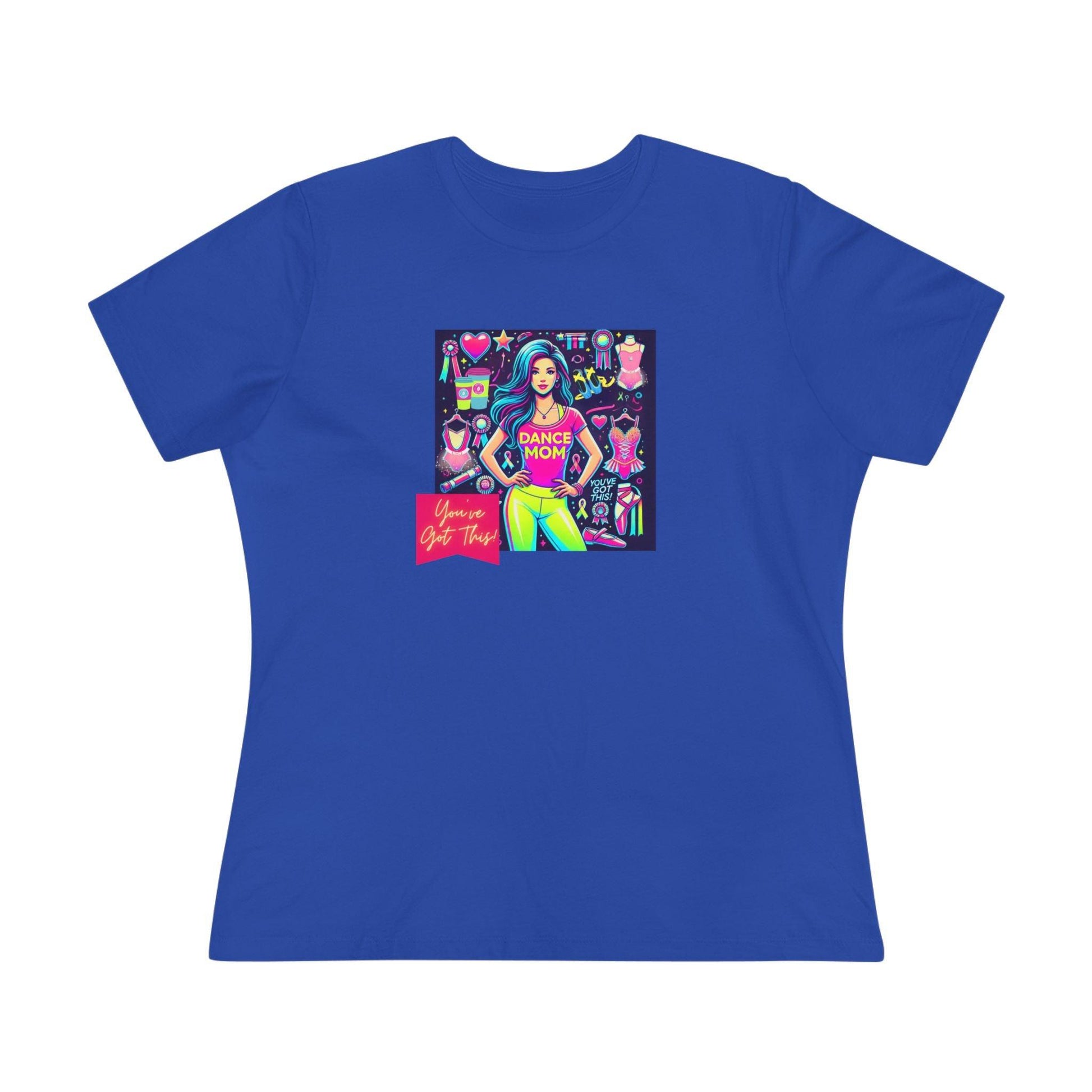 Dance Mom Magic (Blue Hair Mom) - A Colorful Celebration 🌈 - Women's Softstyle Tee - Whippie's