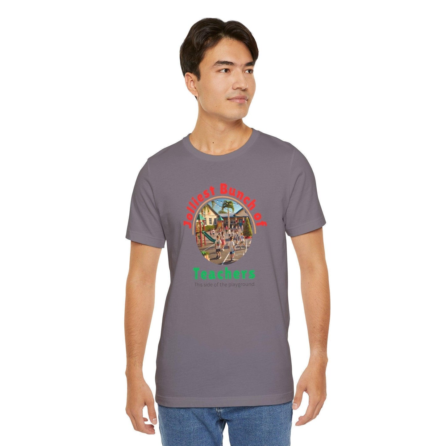 🌴 Jolly Bunch of Teachers ☀️ Unisex Jersey Tee 🧑‍🏫 - Tropical Winter - Whippie's