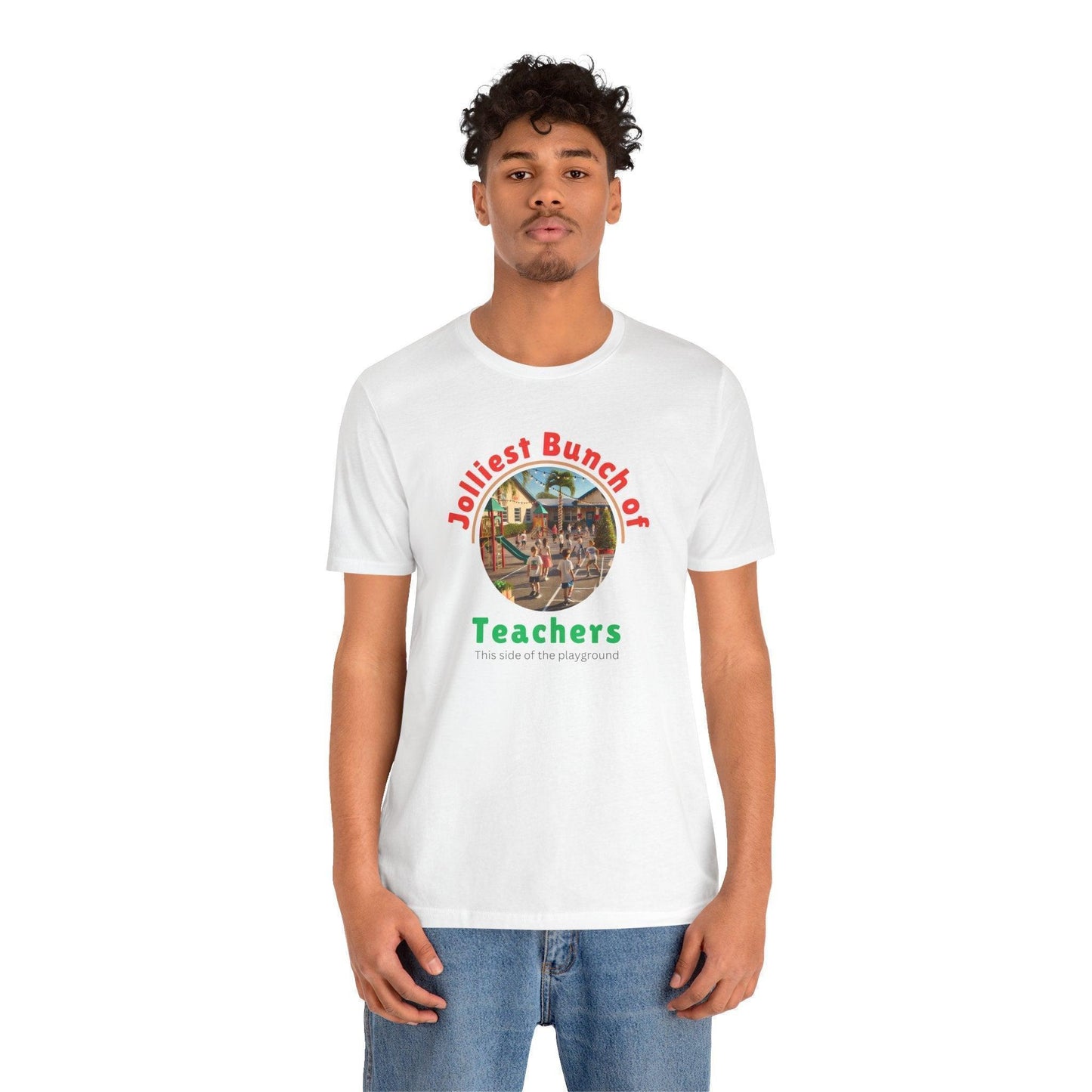 🌴 Jolly Bunch of Teachers ☀️ Unisex Jersey Tee 🧑‍🏫 - Tropical Winter - Whippie's
