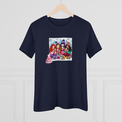 Girls Weekend Cheers to Cocoa, Friendship, and Snowy Shenanigans! - Women's Softstyle Tee - Whippie's