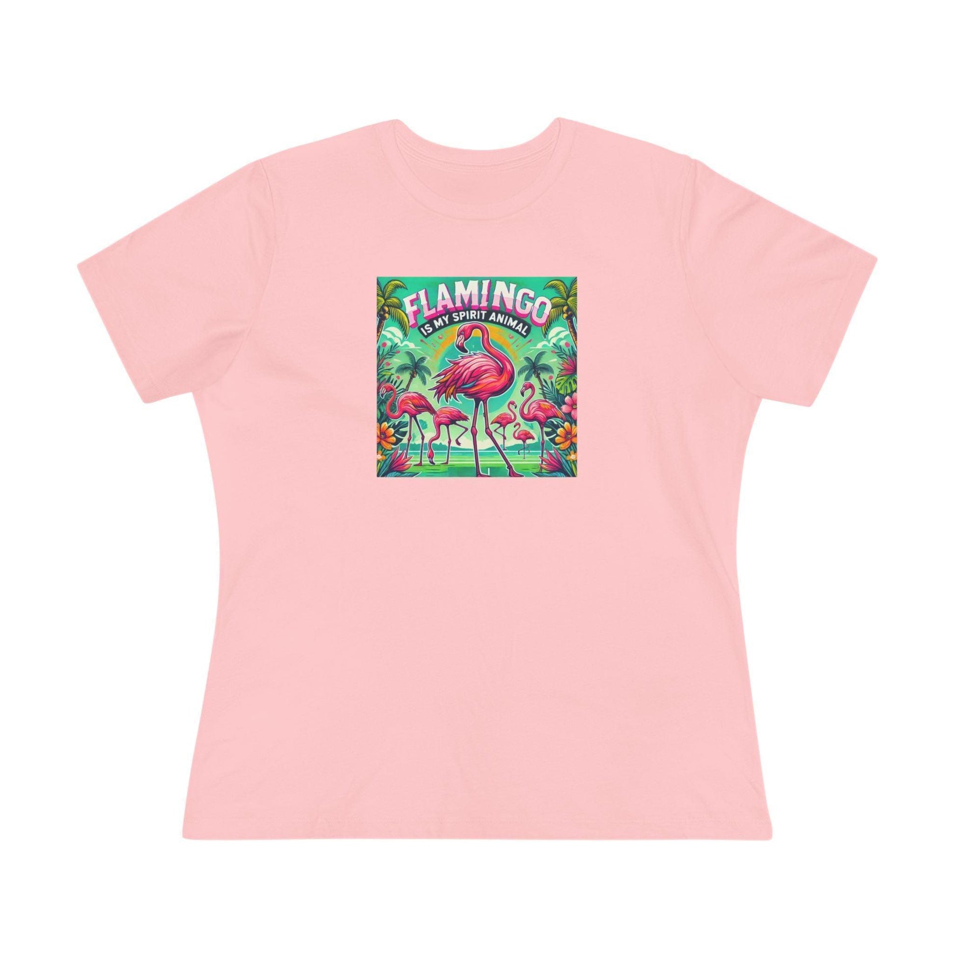 Flamingo is My Spirit Animal - Women's Softstyle Tee - Whippie's