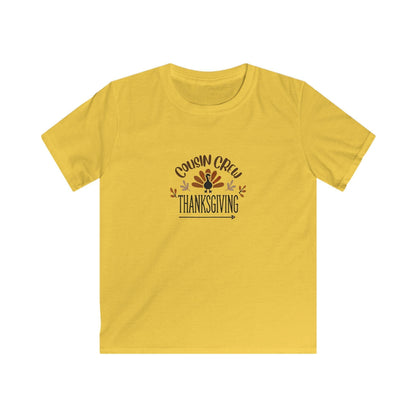 Thanksgiving Cousin Crew - Kids Softstyle Tee - Whippie's