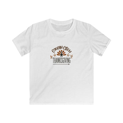 Thanksgiving Cousin Crew - Kids Softstyle Tee - Whippie's