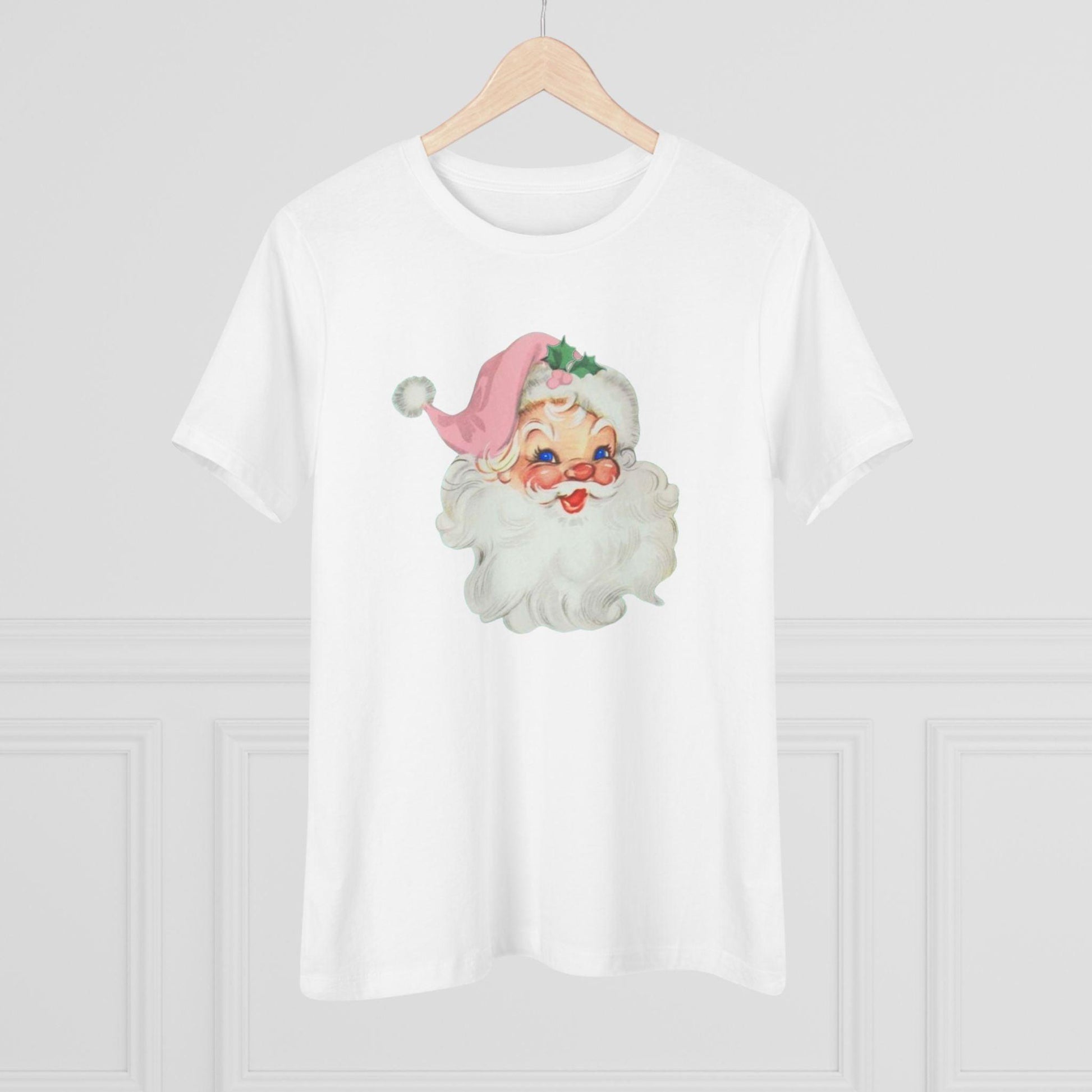 Blue-Eyed Santa Tee - Santa's Got the Blues (and We Love It!) 💙🎅 - Women's Softstyle Tee - Whippie's