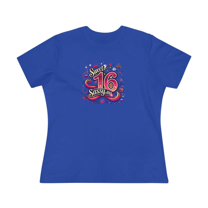 Sweet, Sassy, and 16 - Celebrate in Style! 🎉 - Women's Softstyle Tee - Whippie's