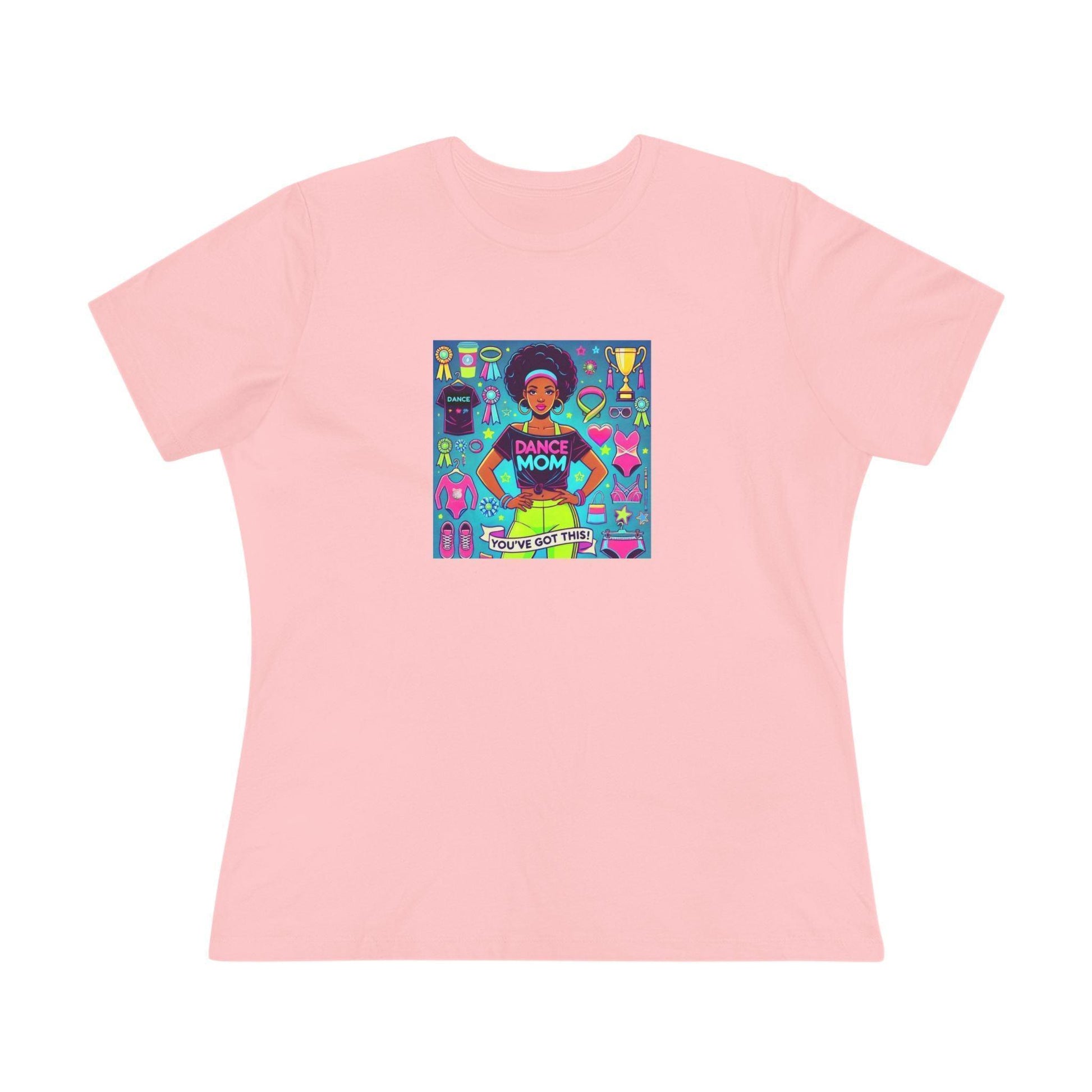 Dance Mom: You've Got This - Darker Skin Tone Mom - Short Hair - Women's Softstyle Tee - Whippie's