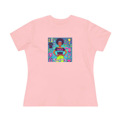 Dance Mom: You've Got This - Darker Skin Tone Mom - Short Hair - Women's Softstyle Tee - Whippie's