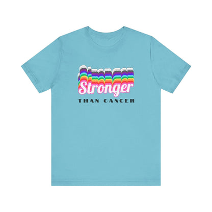 💪 Stronger Than Cancer 🎗️ Unisex Jersey Tee ✨ Show your support, wear your strength. - Whippie's