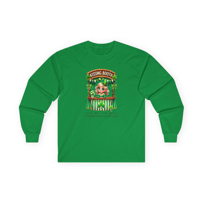 Kiss Me, I'm Irish - Everyone Is on St. Patrick's Day! 💋🍀 Unisex Ultra Cotton Long Sleeve Tee - Whippie's