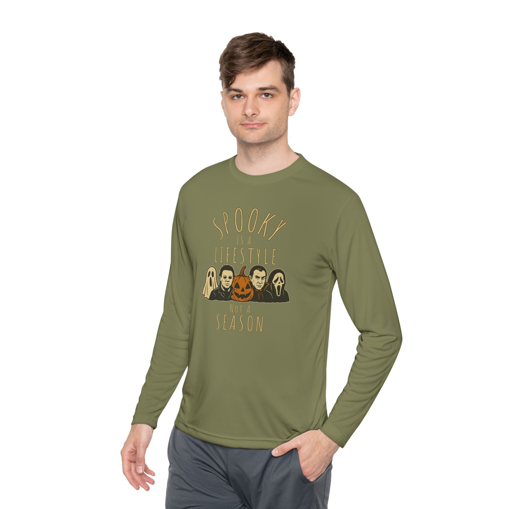 Spooky Is A Lifestyle: Classic Horror Icons Unisex Long Sleeve Tee - Whippie's