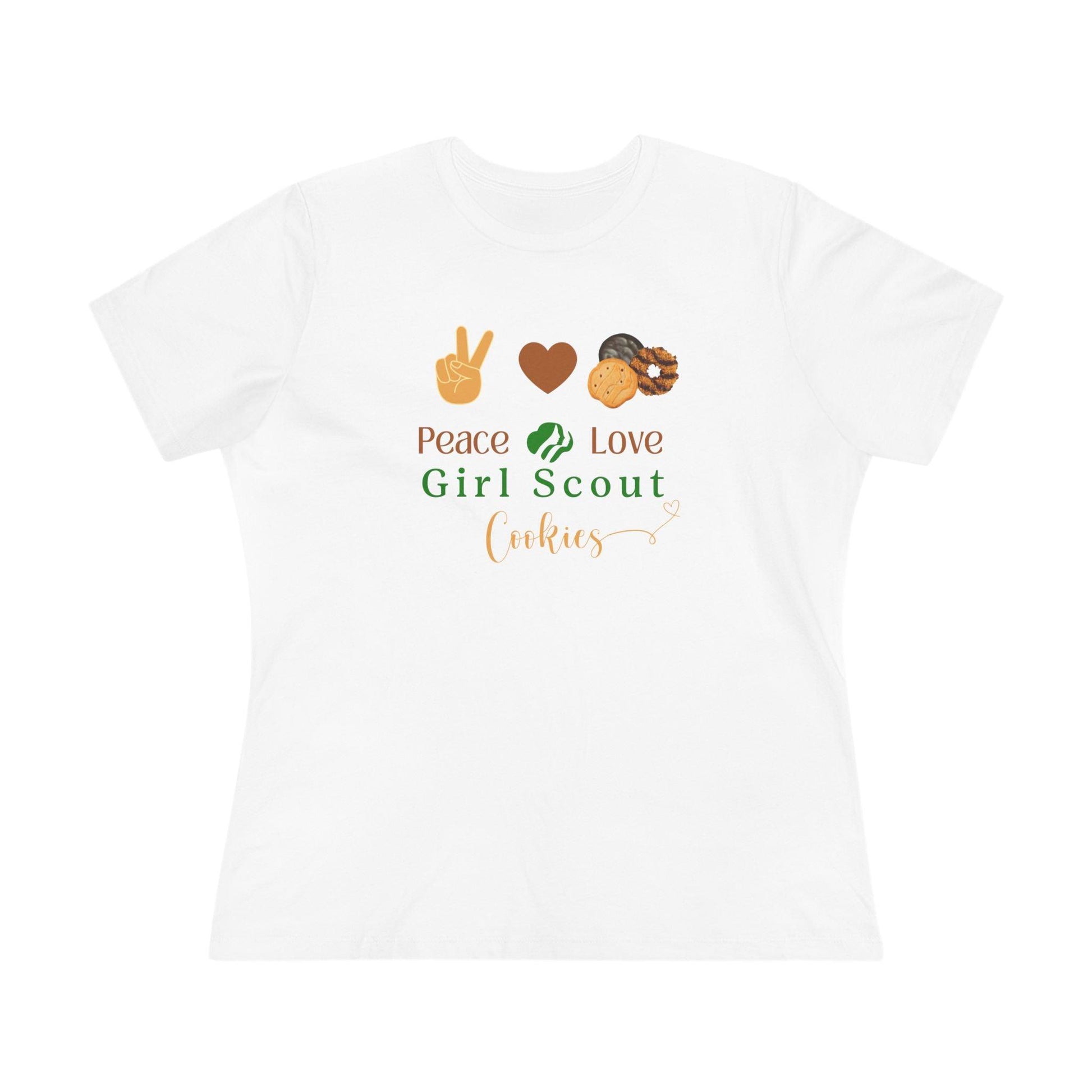 Peace, Love & Cookies Women's Tee - Spread the Love (and Cookies)! ✌️💖🍪 - Whippie's