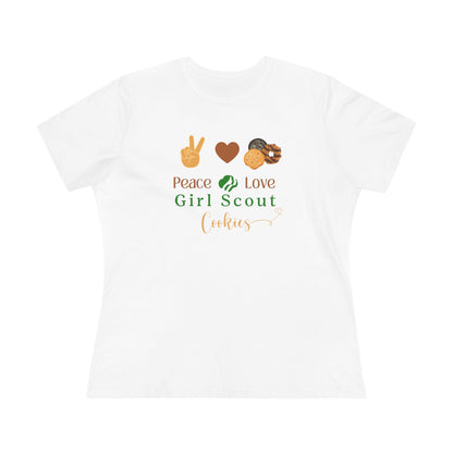 Peace, Love & Cookies Women's Tee - Spread the Love (and Cookies)! ✌️💖🍪 - Whippie's