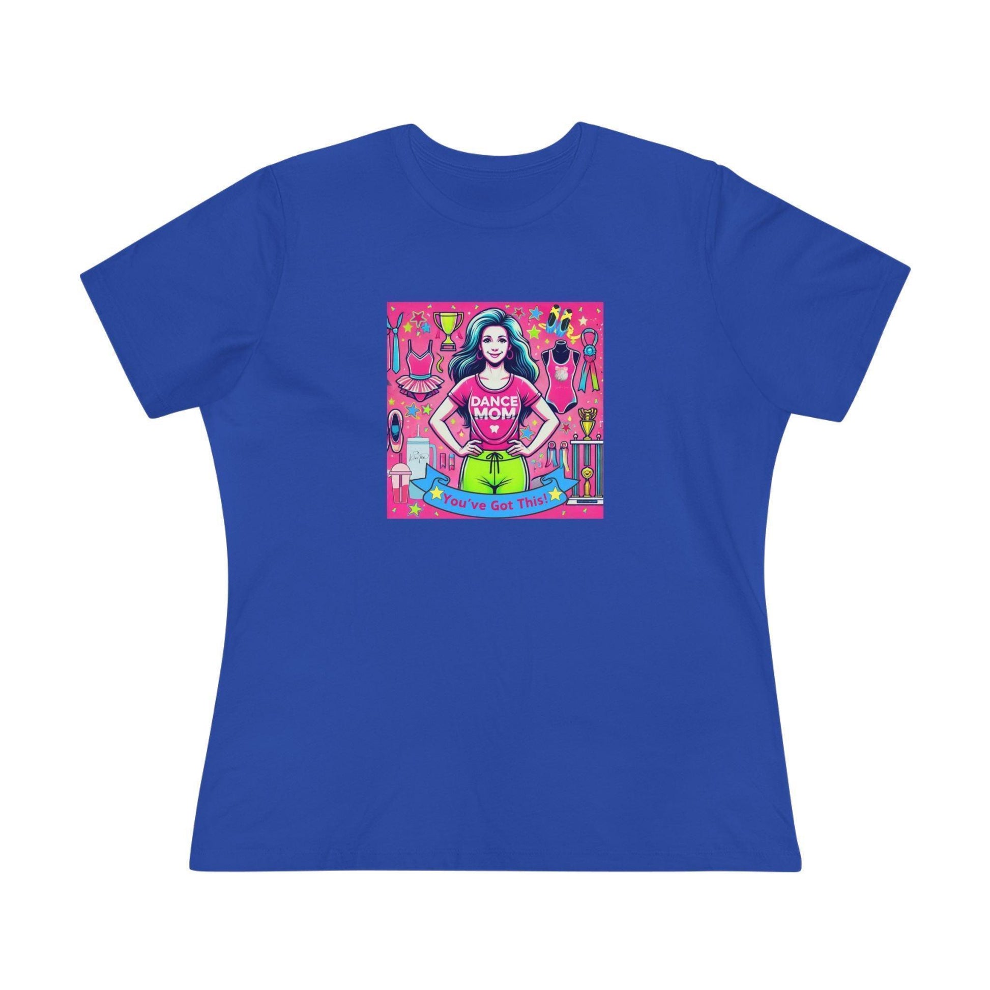 Dance Mom Magic (Brunette Mom) - A Colorful Celebration 🌈 - Women's Softstyle Tee - Whippie's